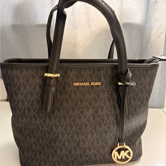Michael Kors Black Tote Bag - Picture 1 of 9